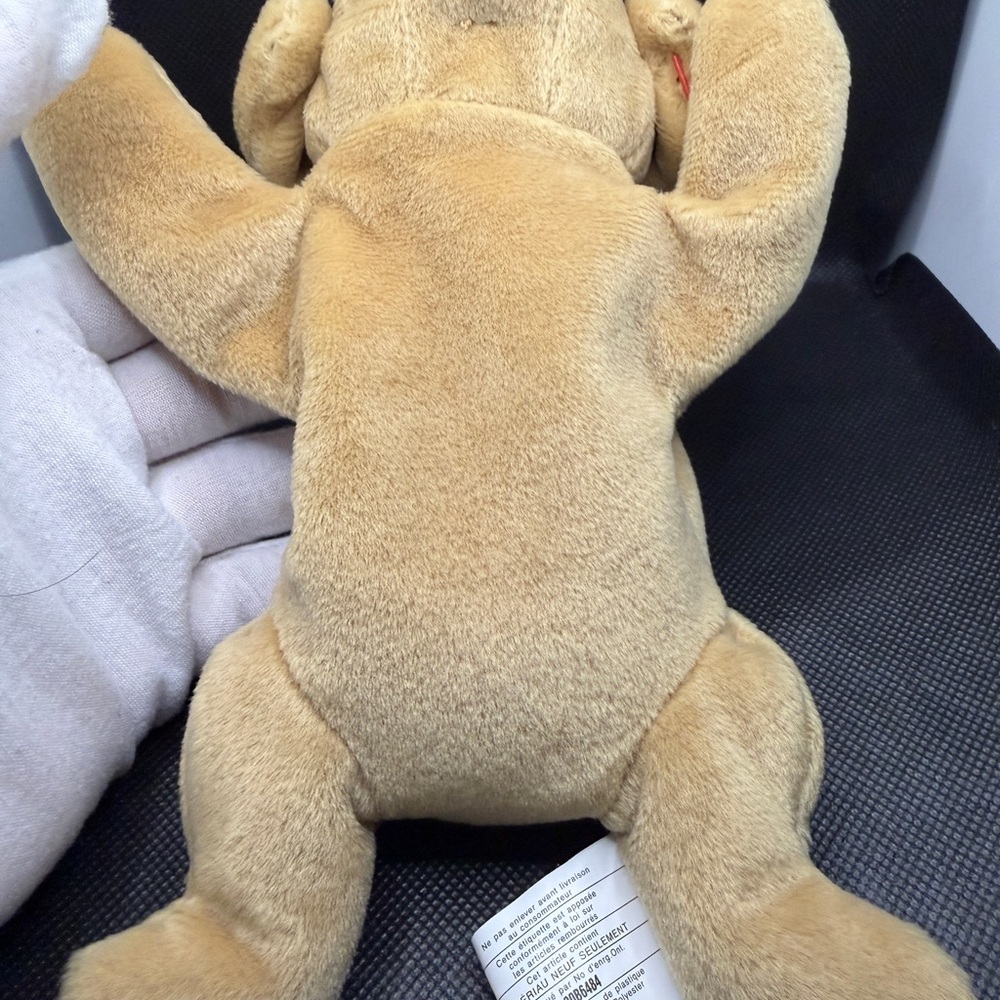 Ty Beanie Baby Fetch Dog 1997 Vintage Plush w/ Tag - Picture 3 of 9